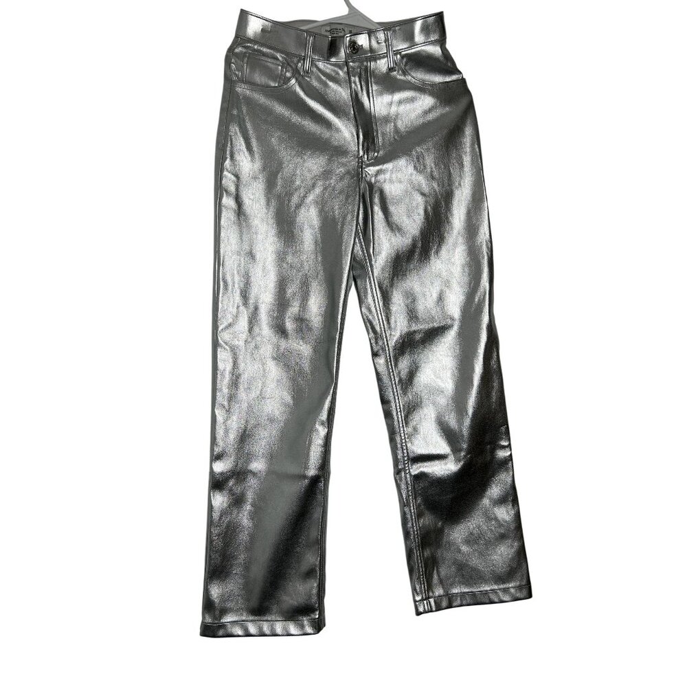 Abercrombie & Fitch Women's Silver High Rise Pants Size 26